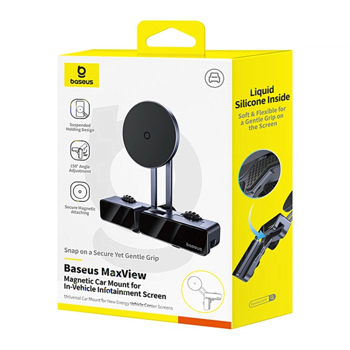 Baseus MaxView Magnetic Car Display Mount Holder - Gray