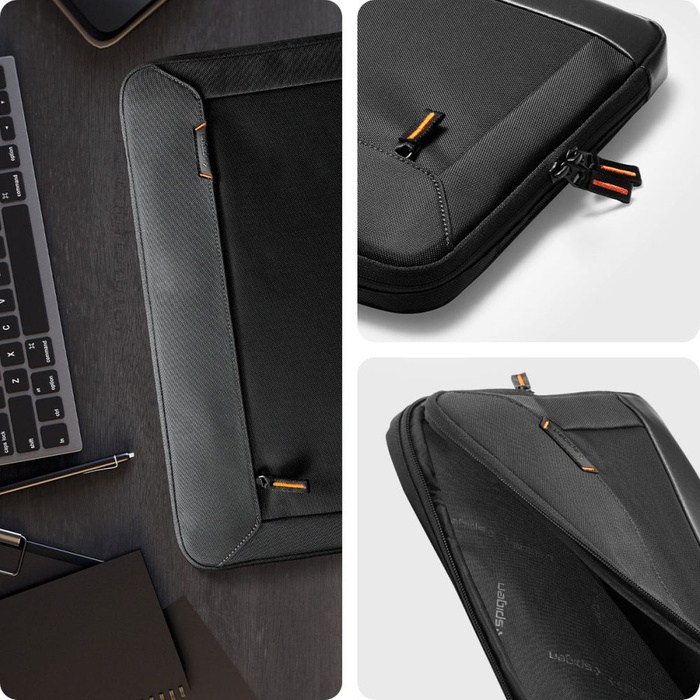 Funda Spigen KLASDAN KD100 FUNDA PORTATIL 15-16 NEGRO