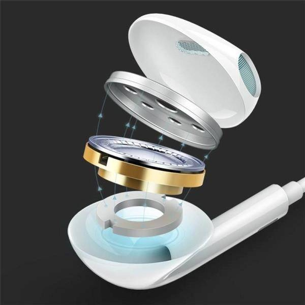 USAMS Jack 3.5mm Stereo Headphones White