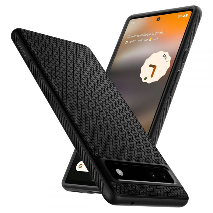 Spigen Liquid Air GOOGLE PIXEL 6A MATTE SCHWARZ