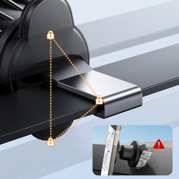 Joyroom JR-ZS406 Magnetischer Kfz-Lüftungshalter – Schwarz