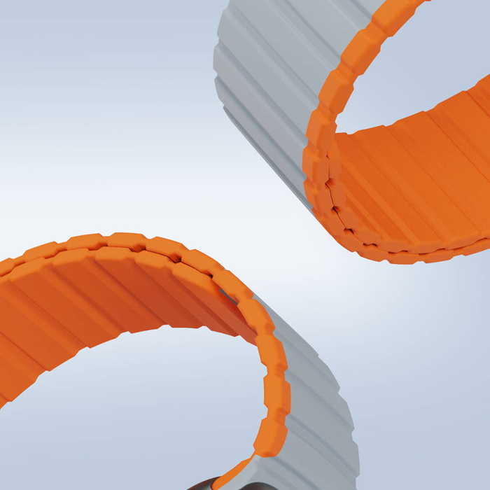 Universal Magnetic Strap Samsung Galaxy Watch 3 45mm / S3 / Huawei Watch Ultimate / GT3 SE 46mm Dux Ducis Strap (22mm LD Version) - Gray Orange