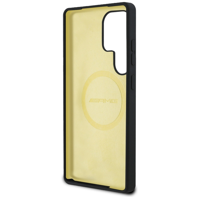 Etui AMG Oversize Rhombs MagSafe do       Samsung Galaxy S25 Ultra czarny