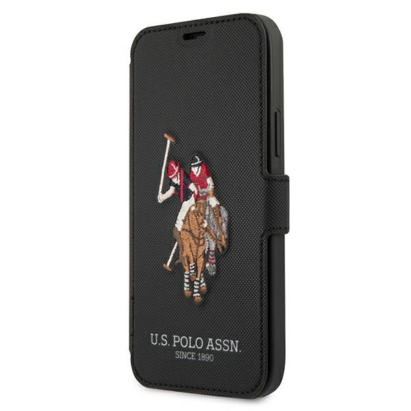 US POLO Hülle Apple iPhone 12 Pro Max Polo Stickerei Sammlung Schwarz Hülle