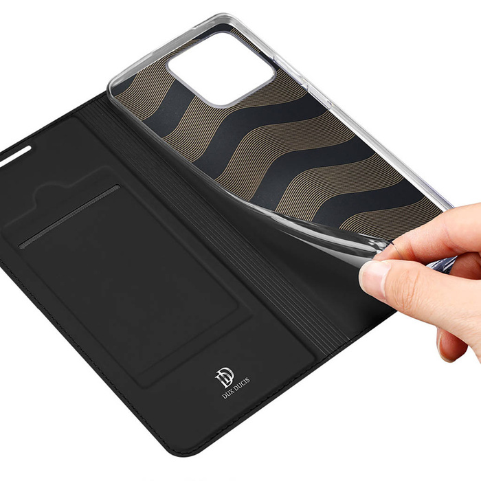 Dux Ducis Skin Pro Holster Cover s klapkou Realme Narzo 50A černý