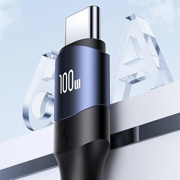 USAMS Cable U71 3in1 1.2m 6A Fast Charge black/black (USB/USB-C to lightning/microUSB/USB-C) SJ511USB01 (US-SJ511)