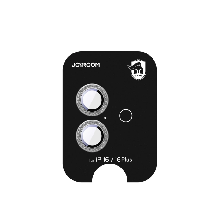 Joyroom JR-MSF0299 protective glass for iPhone 16/16 Plus lenses - silver