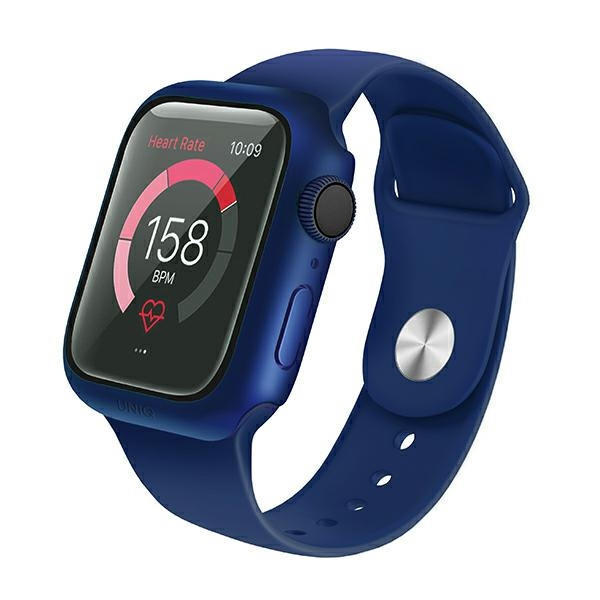 UNIQ pouzdro Nautic Apple Watch Series 4/5/6/SE 40mm modrá/modrá