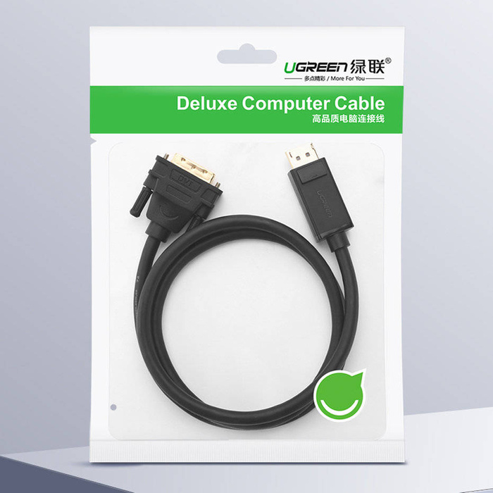 Câble Ugreen DisplayPort - câble DVI 2m noir (DP103)