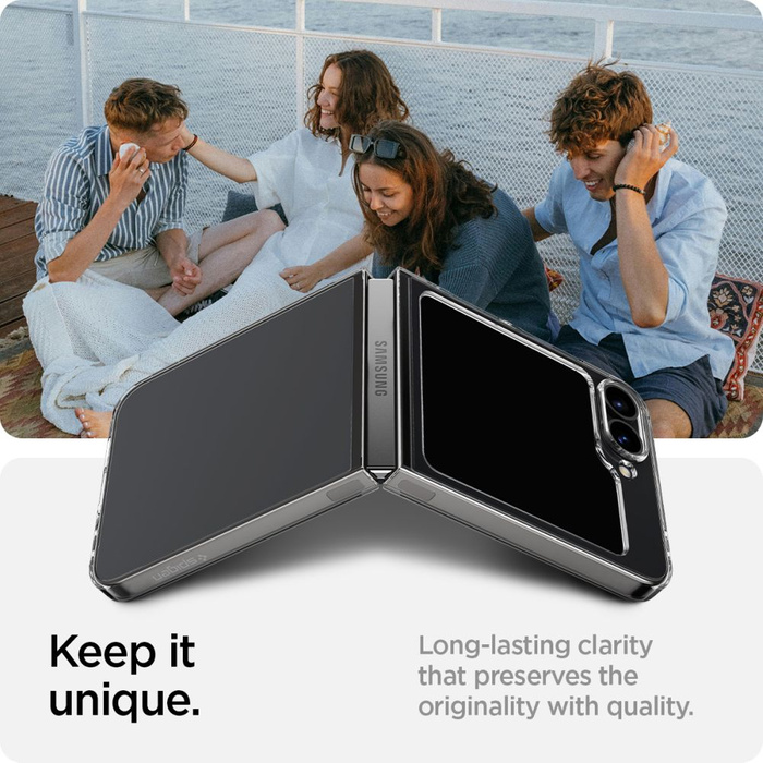 Spigen Z Flip AIRSKIN GALAXY 6 CRYSTAL CLEAR