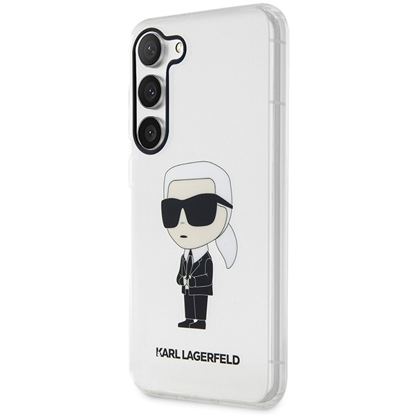 Funda Karl Lagerfeld KLHCS23MHNIKTCT S23 Plus S916 transparente durocase Ikonik Karl Lagerfeld Case