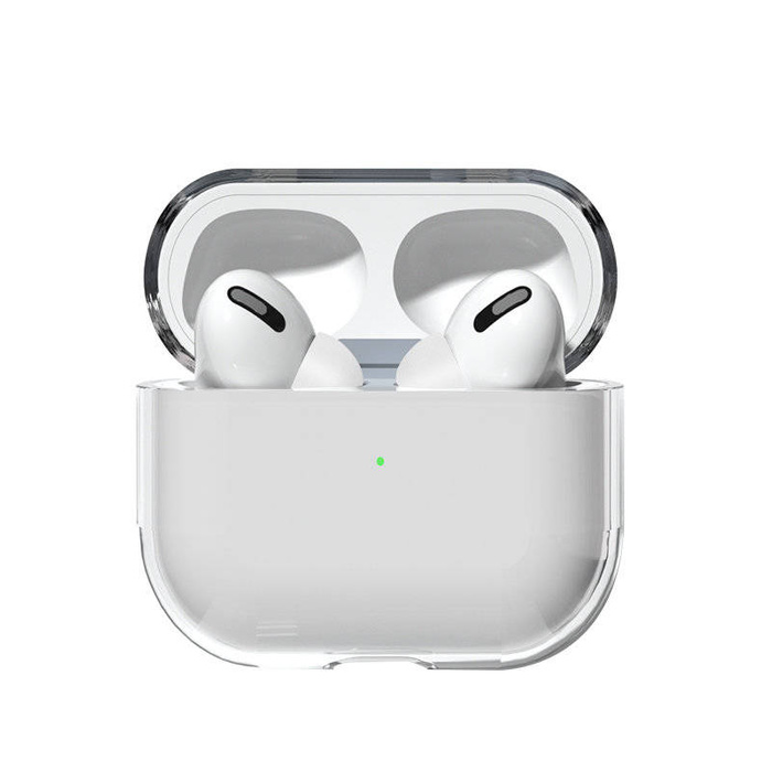 Pouzdro pro AirPods Pro pevné pevné pouzdro sluchátka transparentní (case A)