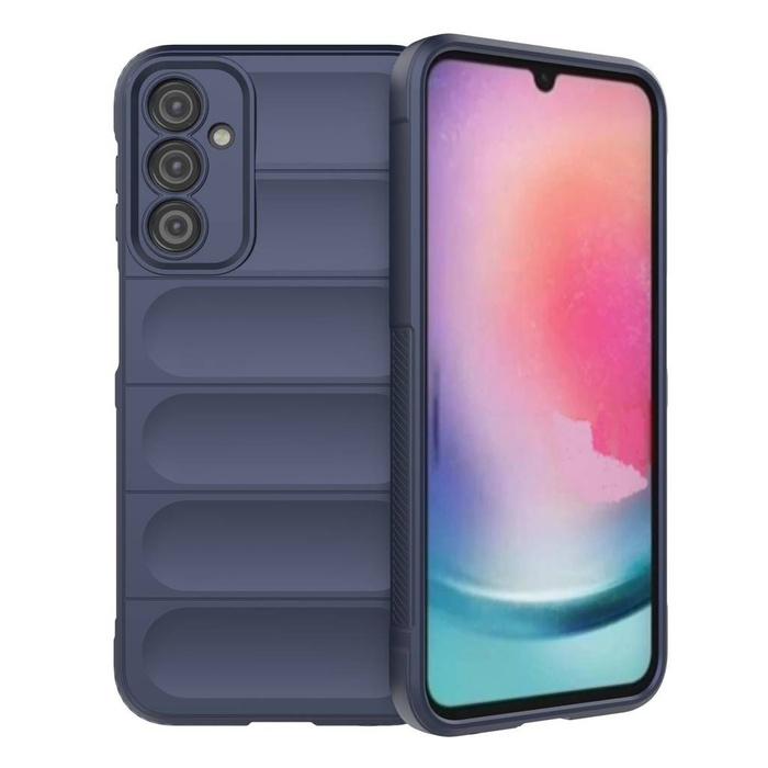 Magic Shield Case pro Samsung Galaxy A24 4G flexibilní pancéřový kryt modrý