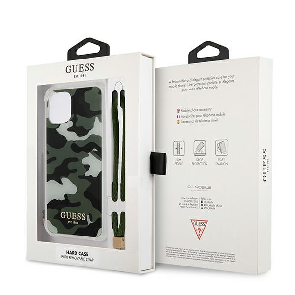 Cover GUESS Apple iPhone 12 Pro Max Camo Collection Khaki Hardcase