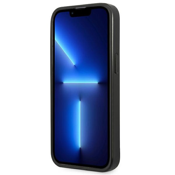 Guess GUHCP14MPSATLG iPhone 14 Plus 6,7" silber/silber hartcase SaffianoDreieck Logo