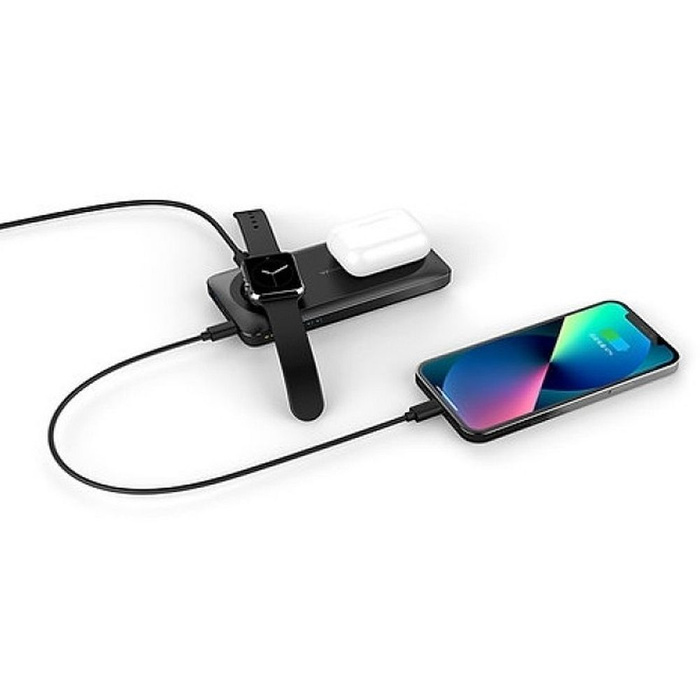 Powerbank zgodny z Magsafe Veger MagMulti (W1156) PD QC3.0 3A 22,5W 10000 mAh z ładowaniem indukcyjnym czarny