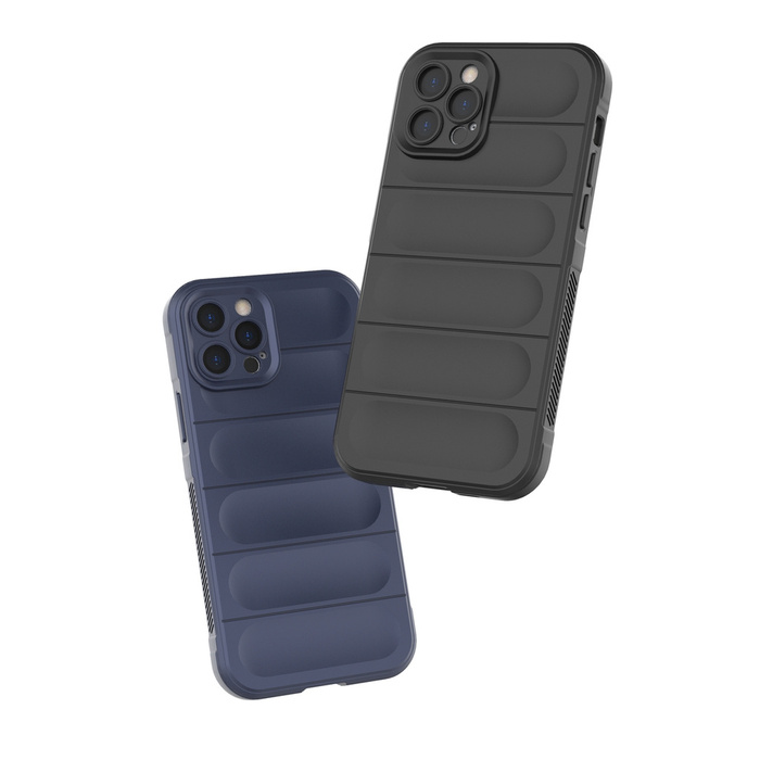 Elastické pancéřové pouzdro Magic Shield Case pro iPhone 12 Pro ve vínové barvě