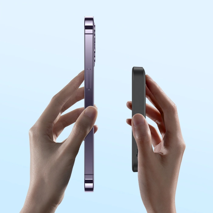 Powerbank bezprzewodowy Baseus Magnetic Wireless Charging 20W z MagSafe i USB-C – czarny