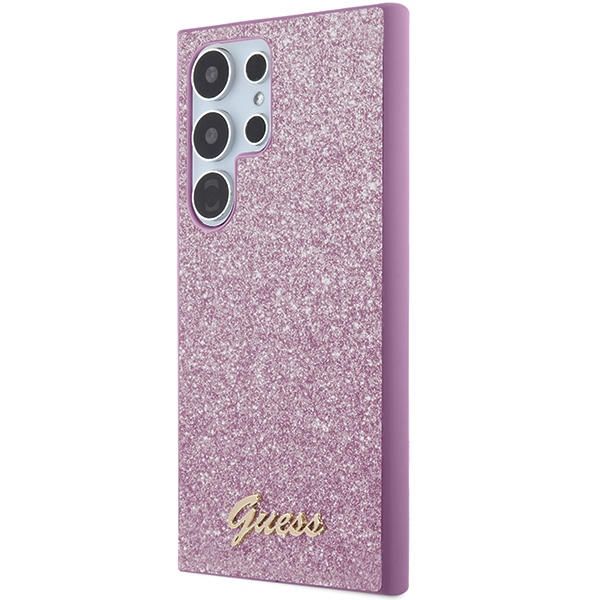 Etui Guess GUHCS24LHGGSHU Samsung Galaxy S24 Ultra S928 fioletowy/purple hardcase Glitter Script Case