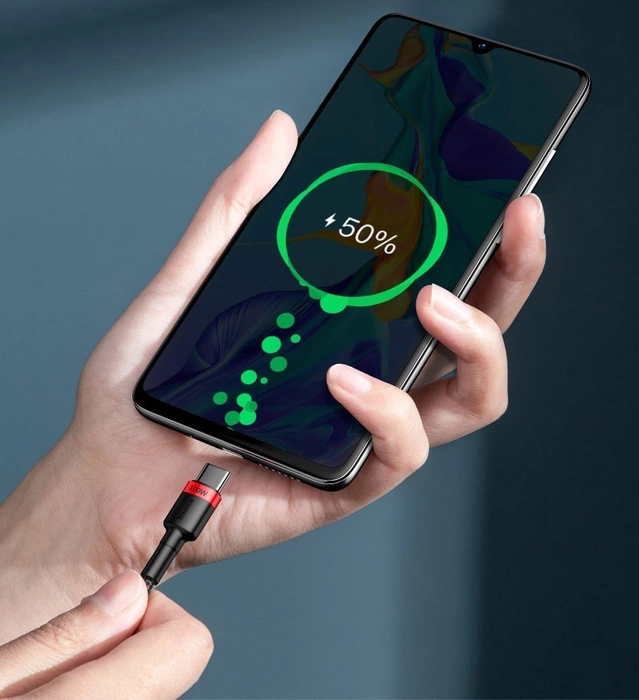 Baseus CATKLF-ALG1 USB-C - USB-C PD QC cable 100W 5A 2m - gray