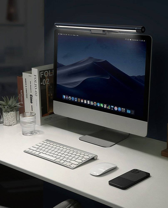 Baseus i-work LED světlo pro podsvícení obrazovky stolního monitoru černé (DGIWK-P01)