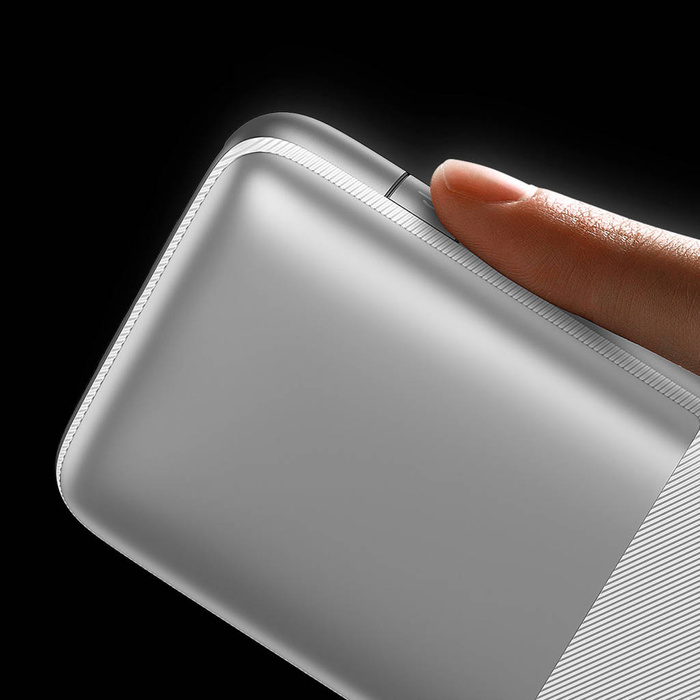 Baseus Baseus Pro 10000mAh 20W weiße Powerbank mit USB Typ A - USB Typ C 3A 0,3 m Kabel (PPBD040202)