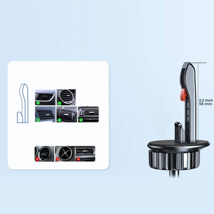 Joyroom Qi Kabelloses Induktionsladegerät 15 W (MagSafe für iPhone kompatibel) für Lüftungsgitter (JR-ZS295)