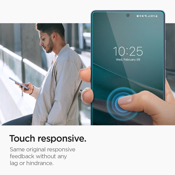 Tempered Glass Spigen GLAS.TR "EZ FIT" HD 2-PACK GALAXY S25 ULTRA CLEAR