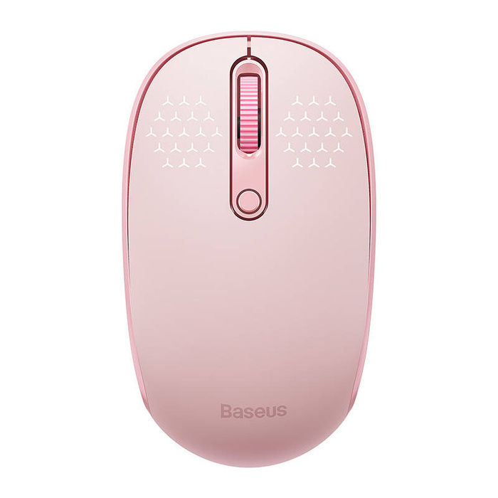Bezprzewodowa myszka Baseus F01B Tri-Mode 2.4G BT5.0  1600DPI(różowa)