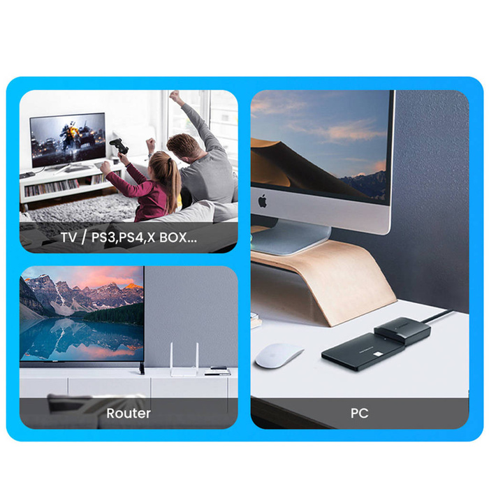 Adattatore Ugreen HDD SSD 2.5&#39;&#39; / 3.5&#39;&#39; Adattatore SATA III 3.0 - USB 3.2 Gen 1 (SuperSpeed USB 5 Gbps) nero (60561 CM257)