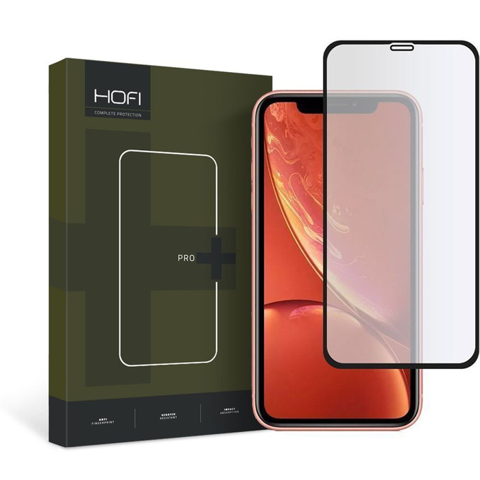 HOFI hibrid üveg Iphone 11 fekete 