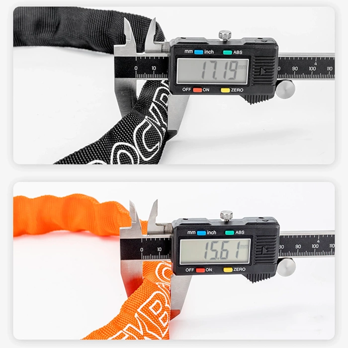 Lucchetto per bicicletta Rockbros 3230002001 con combinazione e chiave - nero