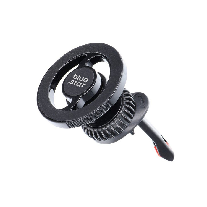 BLUE STAR magnetyczny uchwyt samochodowy SMART LOCK X1 do kratki kompatybilny z MagSafe czarny