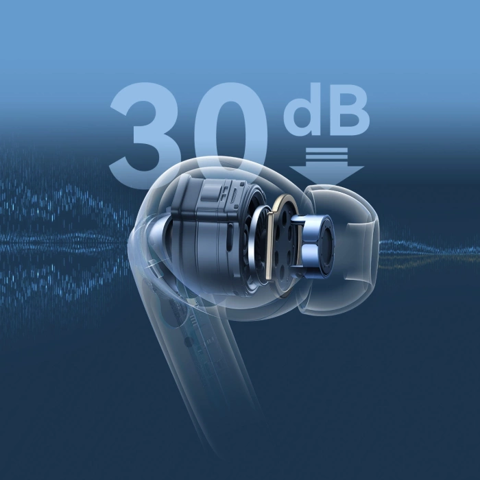 Joyroom Funpods JR-FN2 In-Ear-TWS-Kopfhörer mit Bluetooth 5.4, ANC-Funktion und IP54-Schutz – Weiß