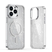 Glitter Case with MagSafe for Samsung Galaxy A16 5G - White