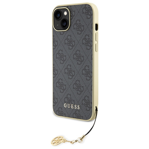 Cover Guess GUHCP15MGF4GGR iPhone 15 Plus 6,7" grigio/grigio rigidocase 4G Charms Collection Case