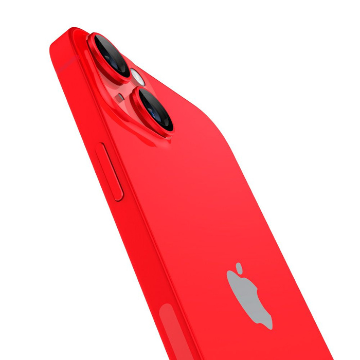 CHRÁNIČ FOTOAPARÁTU Spigen OPTIK.TR "EZ FIT" CHRÁNIČ FOTOAPARÁTU 2-PACK IPhone 14 / 14 PLUS RED