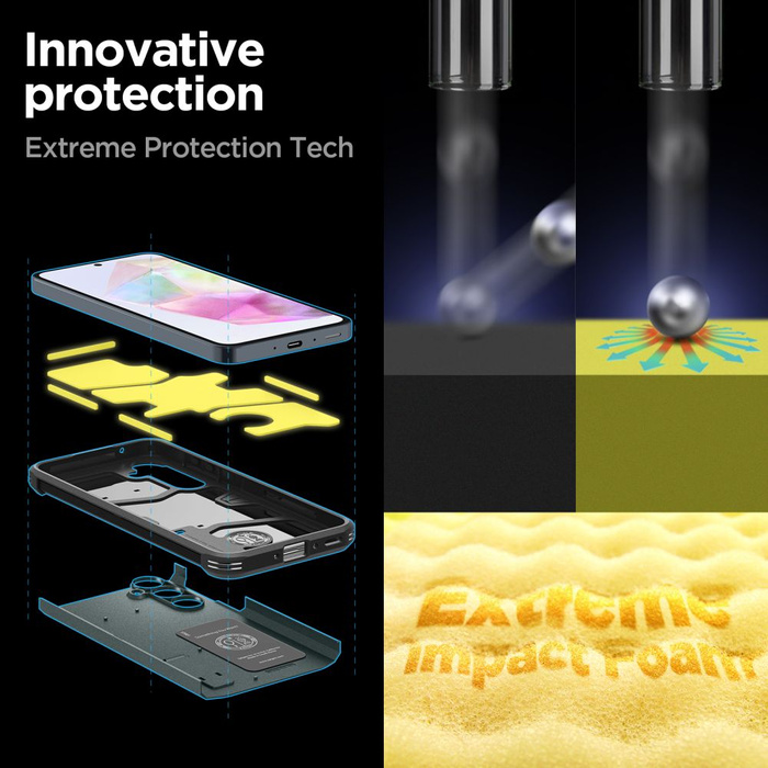 Spigen Tough Armor Samsung Galaxy A35 5g Case Green Case