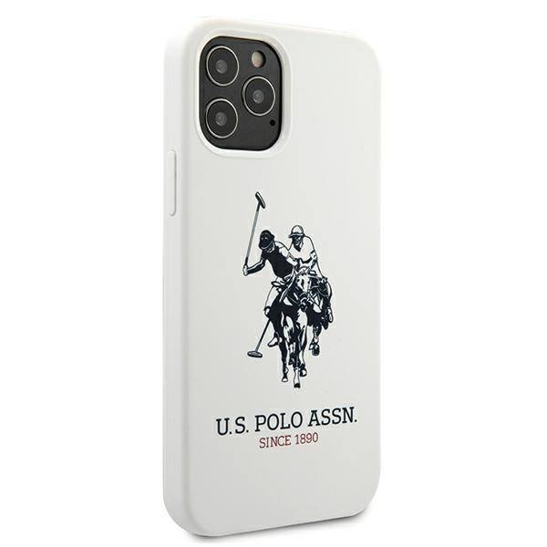  US Polo   12 12 Pro Silicone Collection White Case