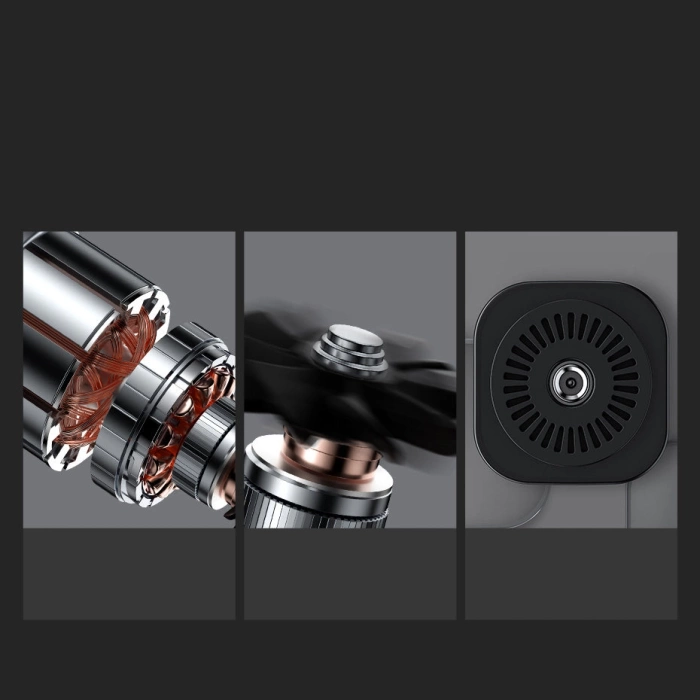 Baseus CRCQ000001 Mini Tire Compressor for Cigarette Lighter Socket - Black