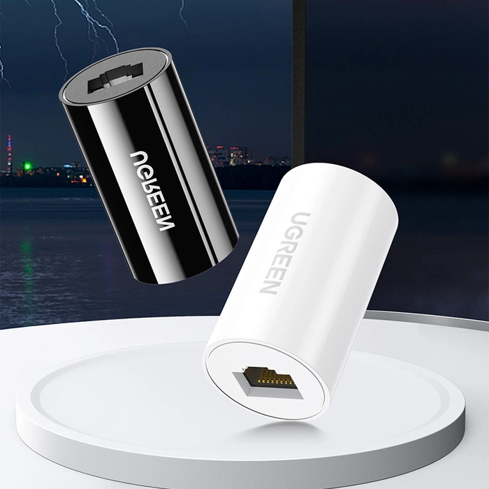 Ugreen NW116 síťový konektor RJ45 - bílý