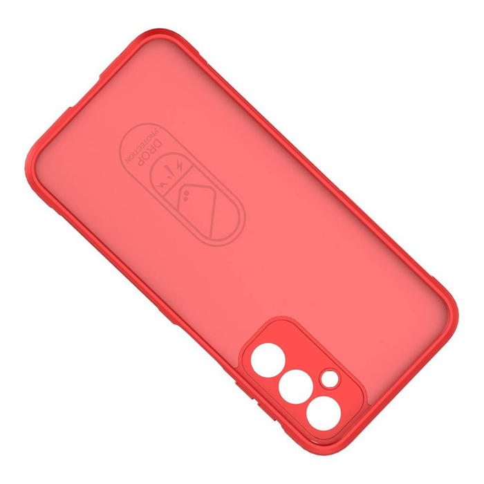 Coque Magic Shield pour Samsung Galaxy A24 4G coque blindée souple rouge