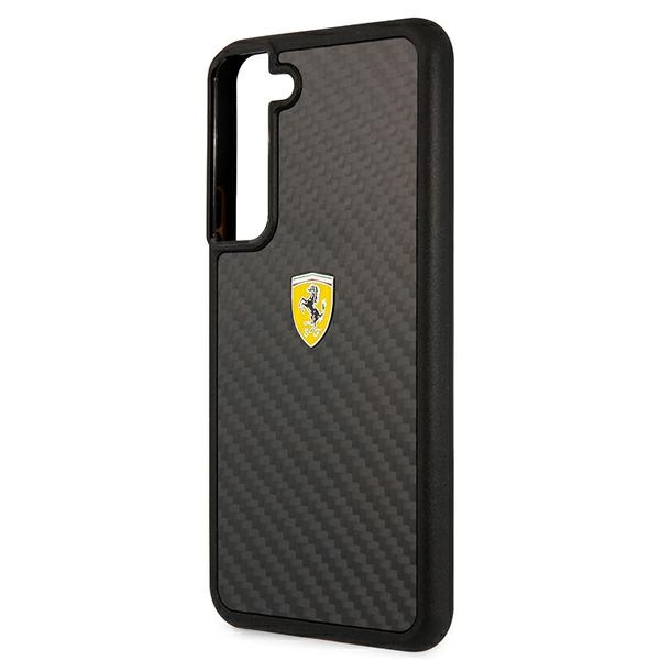 Coque FERRARI Samsung Galaxy S22 On Track Real Carbon Black Hard Hardcase