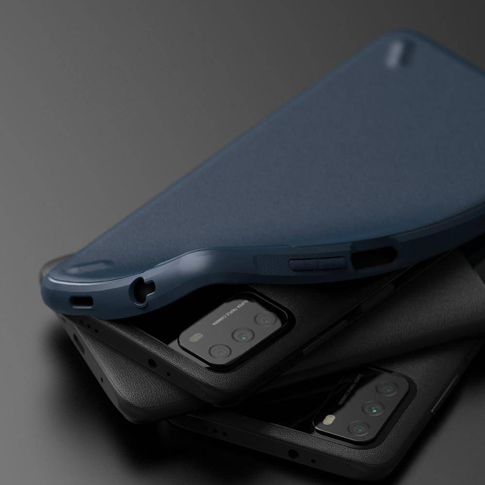 Custodia in TPU Ringke Onyx durevole per Xiaomi Poco M3 blu navy (OXXI0002)
