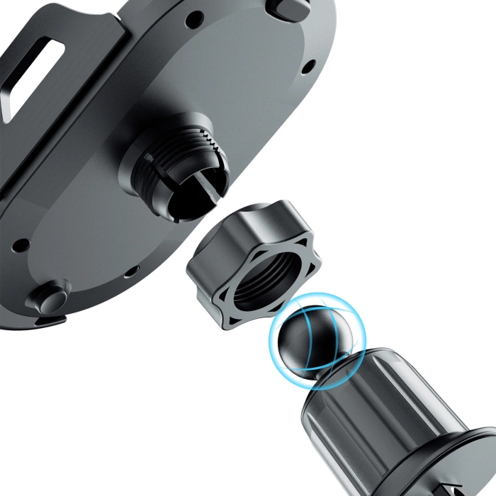 Dudao F2+ Smartphone-Halterung für Lüftungsschlitze, Klemme - schwarz