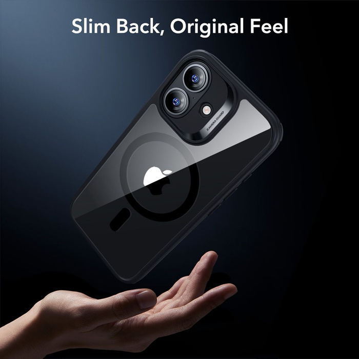 ESR CLASSIC HYBRID MagSafe &amp; TEMPERED GLASS IPhone 17 CLEAR/BLACK