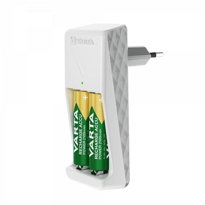 VARTA ładowarka MINI CHARGER 57656 + 2 x bateria akumulatorowa R6 (AA) 2100mAh