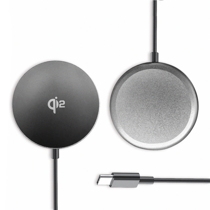 Wozinsky 15W Kabelloses Qi2 Induktives Ladegerät - Schwarz