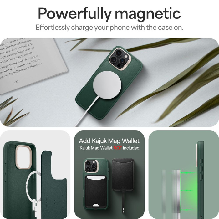 Funda Spigen Mag MagSafe IPhone CYRILL KAJUK 16 PRO VERDE BOSQUE