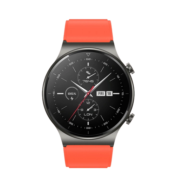 Silicone Strap for Huawei Watch GT 2/3/4/2 Pro/3 Pro/4 Pro/GT 2e 46mm - Orange